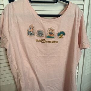 Disney Pastel Pink Graphic Tee